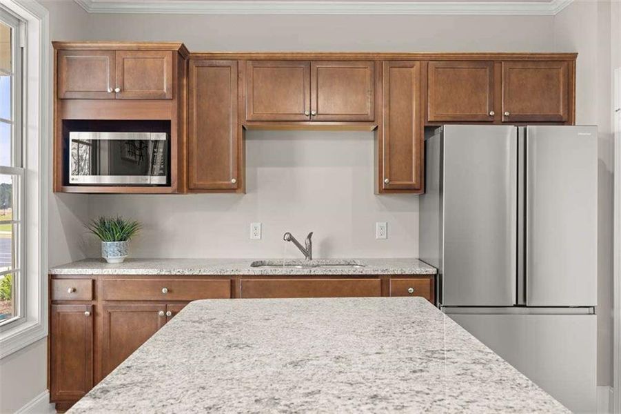 Furnished interior view inside a new home in Preserve at Dove Creek, Statham (Image 18).
