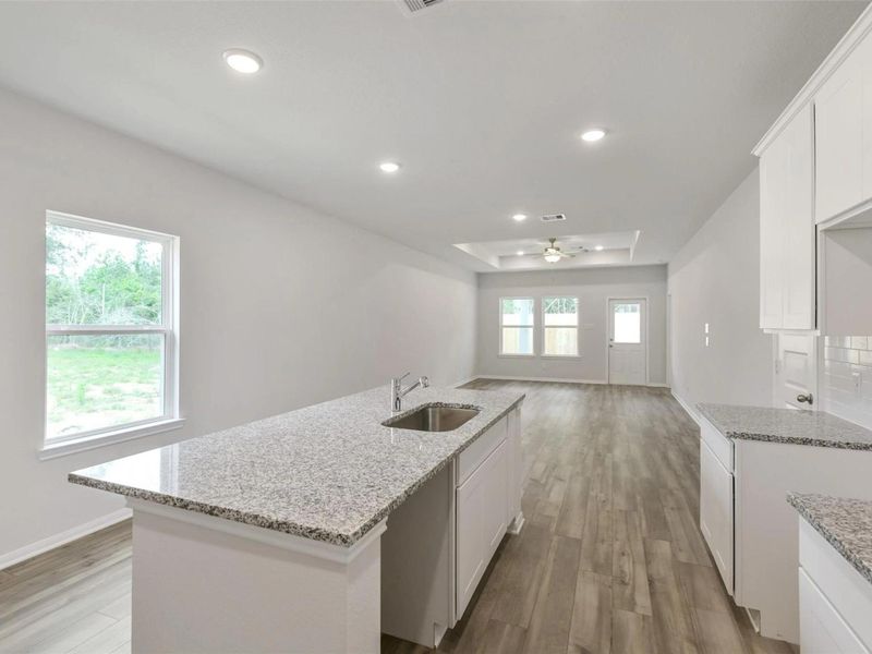 Furnished interior view inside a new home in Caney Creek Place, Conroe (Image 11). Furnished interior view inside a new home in Caney Creek Place, Conroe (Image 11).