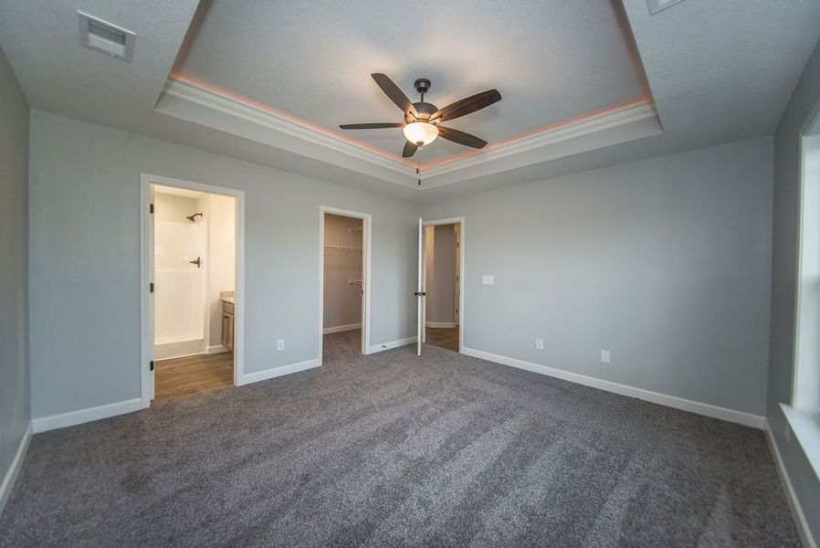 Representative unfurnished interior of a home built from the Heatherwood by Enchanted Homes in Arcadia Village, Spartanburg (Image 29).
