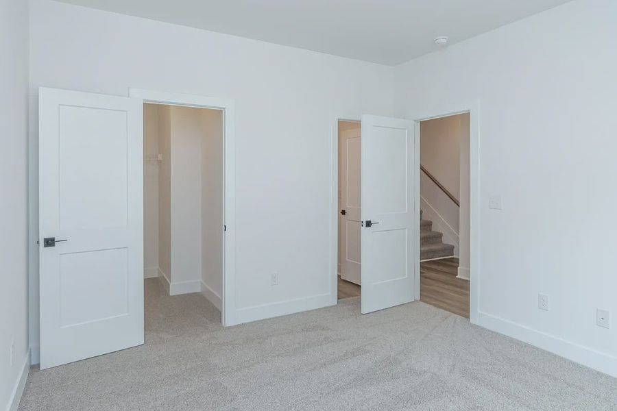 Representative unfurnished interior of a home built from the 1808 Townhome by Adams Homes in Parkstone Place Townhomes, Roebuck (Image 22). Representative unfurnished interior of a home built from the 1808 Townhome by Adams Homes in Parkstone Place Townhomes, Roebuck (Image 22).