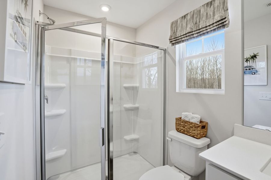 Sequoia Model upstairs full bath