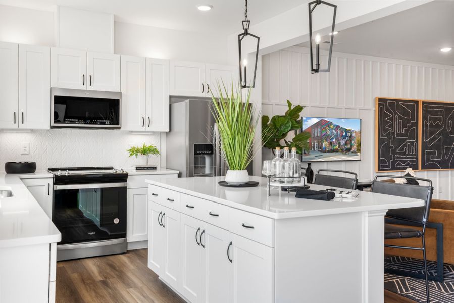 Representative furnished interior of a home built from the Claymore by Mattamy Homes in Magnolia Park Townes, Garner (Image 10).
