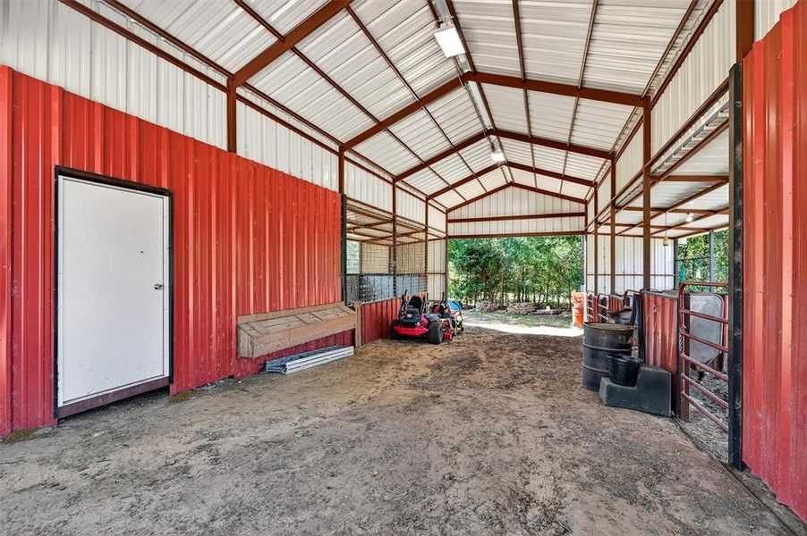 View of horse barn View of horse barn