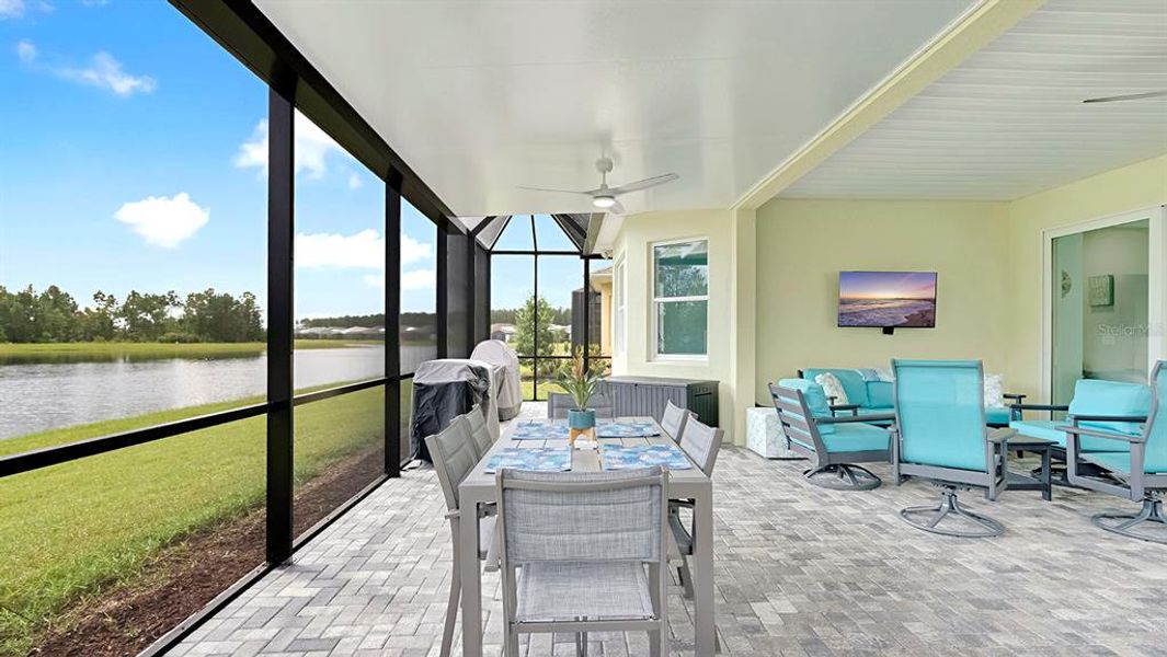 Exterior details and patio area of a home in , Daytona Beach (Image 24).