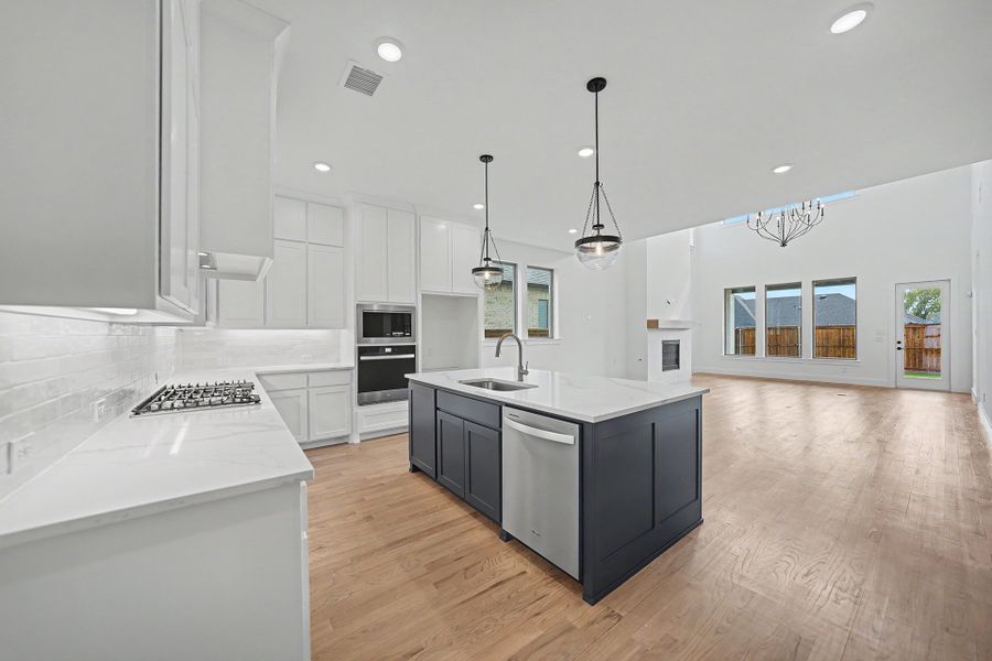 Furnished interior view inside a new home in Aster Park, McKinney (Image 7).