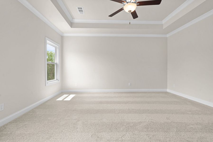 Representative unfurnished interior of a home built from the The Carter by The Providence Group in Palisades Single Family, Cumming (Image 38). Representative unfurnished interior of a home built from the The Carter by The Providence Group in Palisades Single Family, Cumming (Image 38).