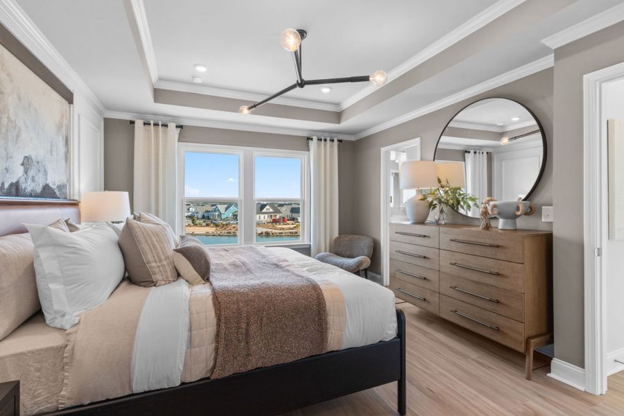 Representative furnished interior of a home built from the Joliet by Pulte Homes in Lakeside Townes at Riverlights, Wilmington (Image 49).