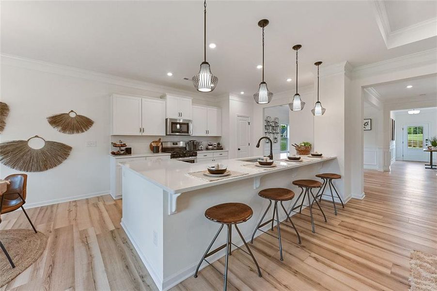 Furnished interior view inside a new home in Sagebrook, Powder Springs (Image 9).