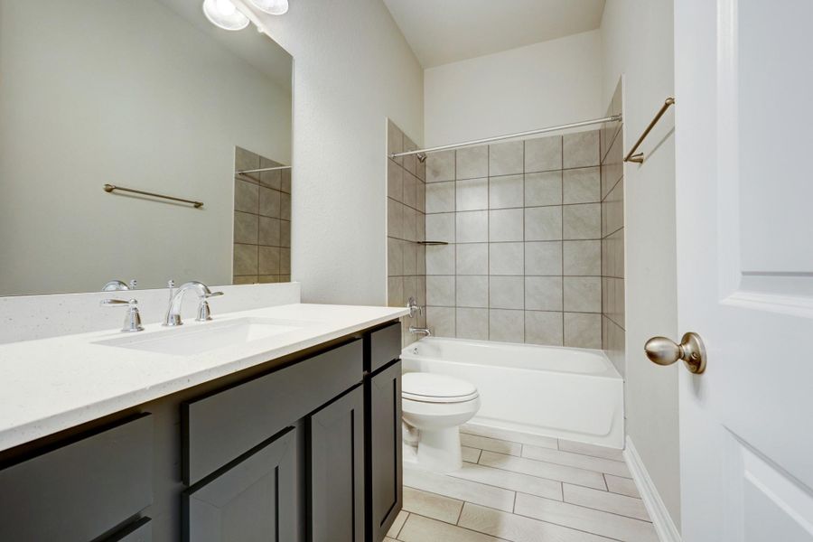 Completed home same floor plan