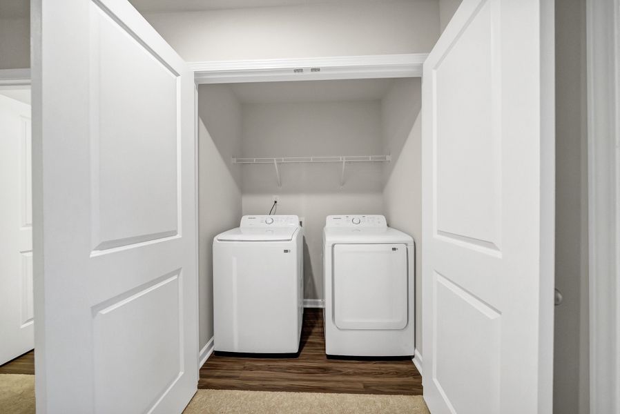 Furnished interior view inside a new home in Village at Boulware, Lugoff (Image 15). Furnished interior view inside a new home in Village at Boulware, Lugoff (Image 15).