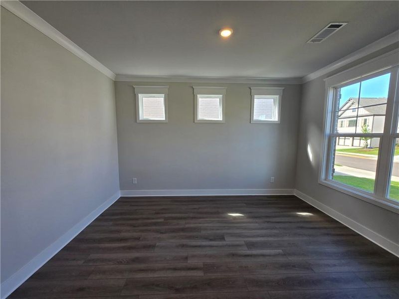 Spacious, unfurnished interior of a new home in Pinecrest Ridge, Dacula (Image 39). Spacious, unfurnished interior of a new home in Pinecrest Ridge, Dacula (Image 39).