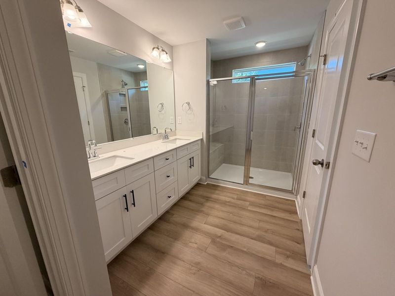 Furnished interior view inside a new home in Harrisburg Village Townhomes, Harrisburg (Image 10).