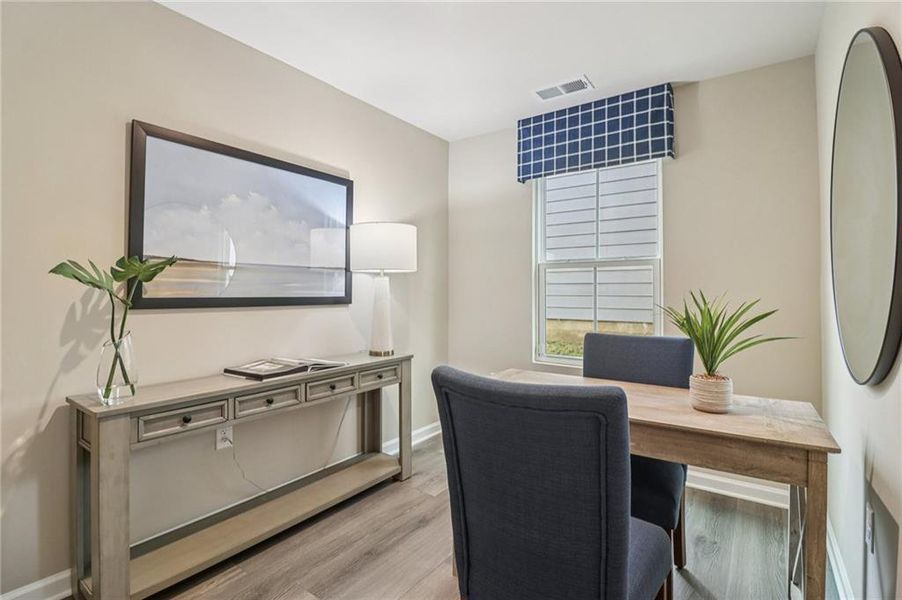 Furnished interior view inside a new home in , Stone Mountain (Image 8).