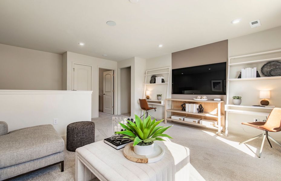 Furnished interior view inside a new home in Kinsdale, Lancaster (Image 28). Furnished interior view inside a new home in Kinsdale, Lancaster (Image 28).