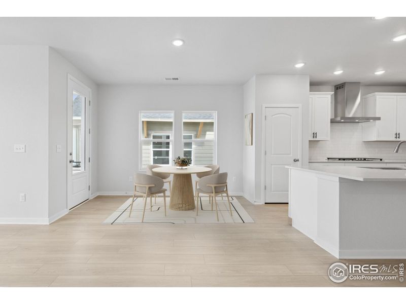 Furnished interior view inside a new home in , Loveland (Image 15).