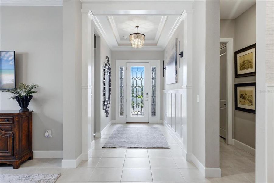 Furnished interior view inside a new home in Esplanade at Azario Lakewood Ranch, Bradenton (Image 11).