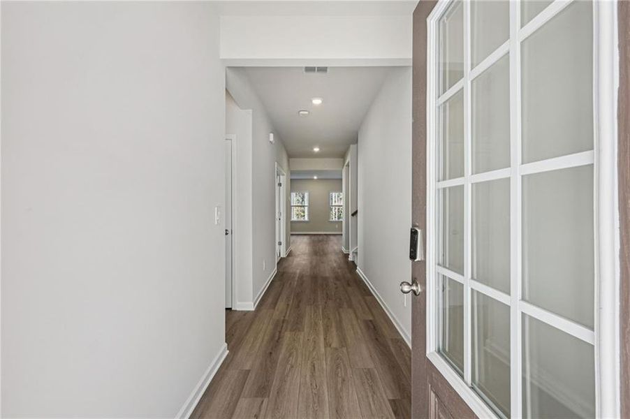 Spacious, unfurnished interior of a new home in The Oaks at Dawson, Dawsonville (Image 18). Spacious, unfurnished interior of a new home in The Oaks at Dawson, Dawsonville (Image 18).