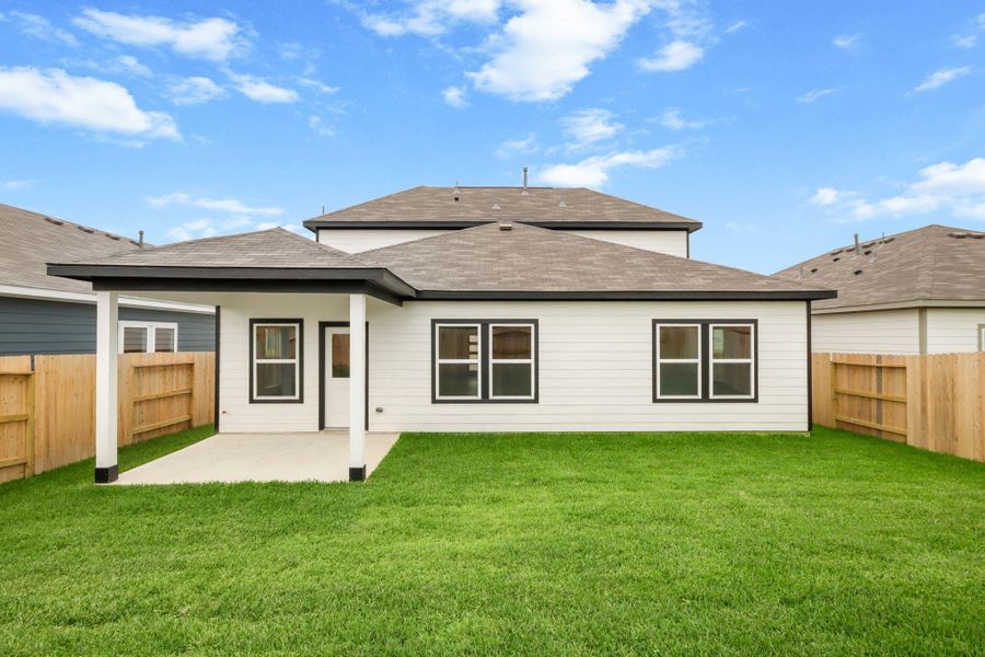 Exterior details and patio area of a home in Maple Woods, Hockley (Image 3).