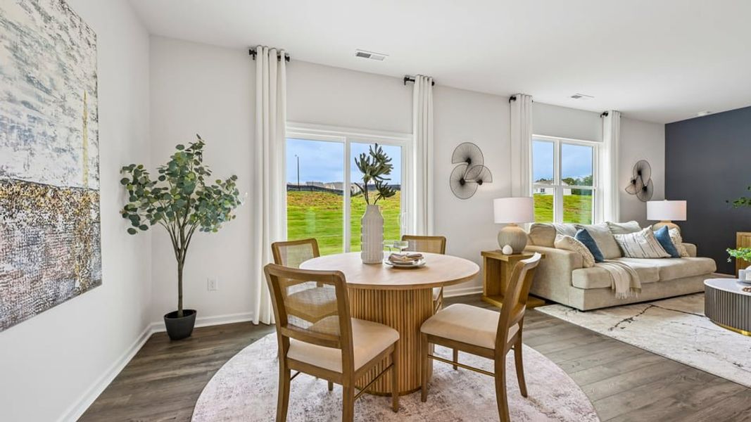 Furnished interior view inside a new home in Anderson Farm, Wendell (Image 14).