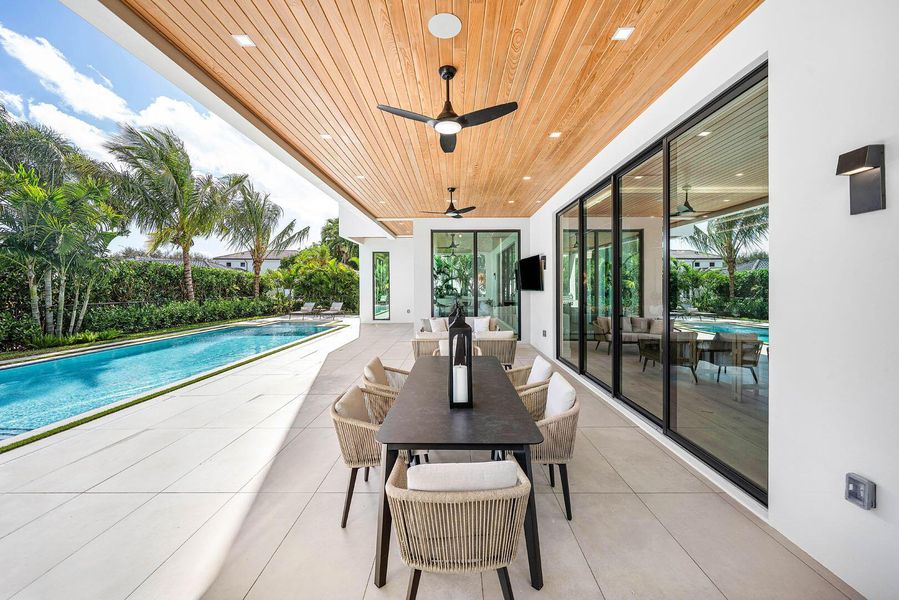 Exterior details and patio area of a home in , Boca Raton (Image 36).