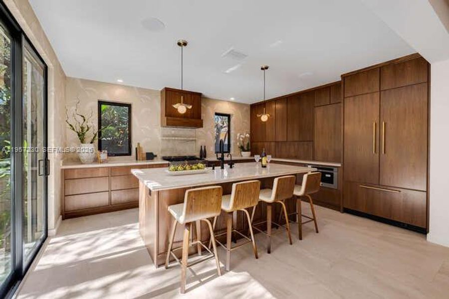 Furnished interior view inside a new home in , Miami (Image 52).