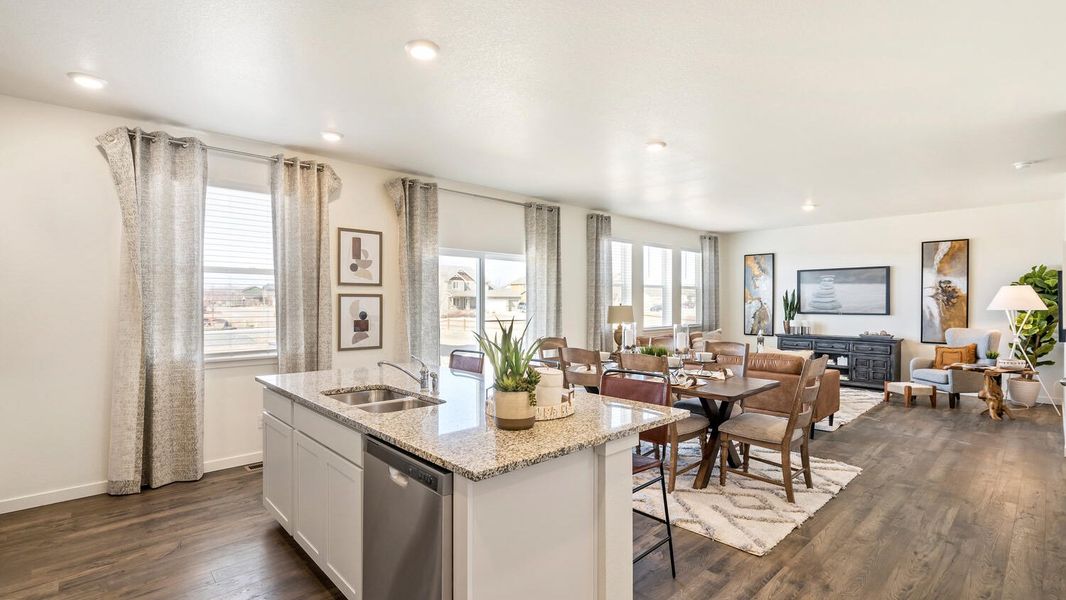 Furnished interior view inside a new home in Tailholt, Severance (Image 18). Furnished interior view inside a new home in Tailholt, Severance (Image 18).