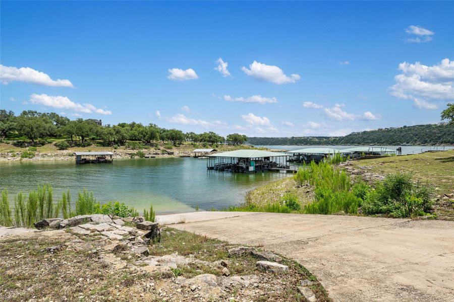 Boasting ample water frontage, this property includes multiple boat docks and a private boat ramp. Boasting ample water frontage, this property includes multiple boat docks and a private boat ramp.