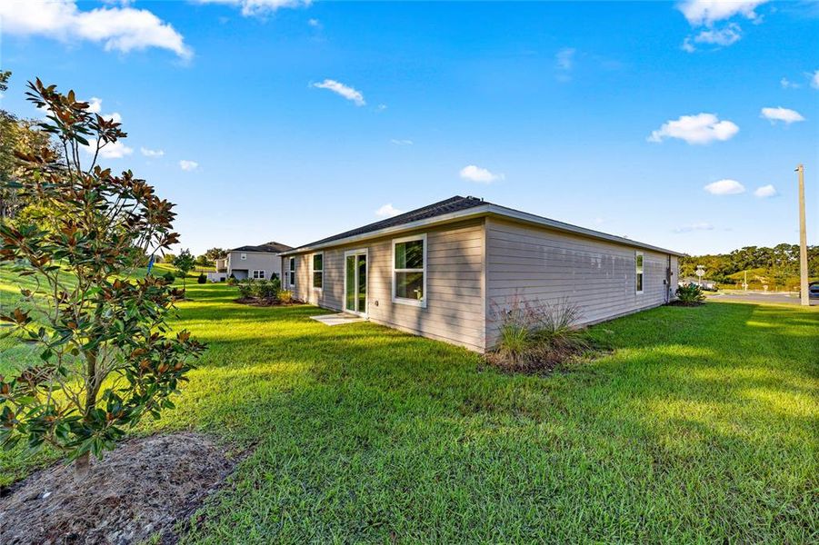 Exterior details and patio area of a home in Marion Ranch, Ocala (Image 4).