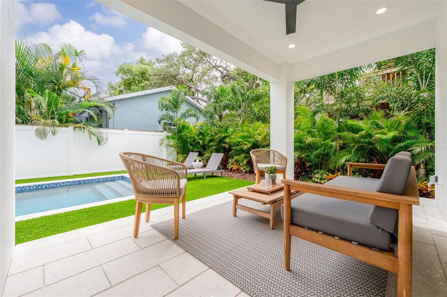 Furnished interior view inside a new home in , Tampa (Image 3).