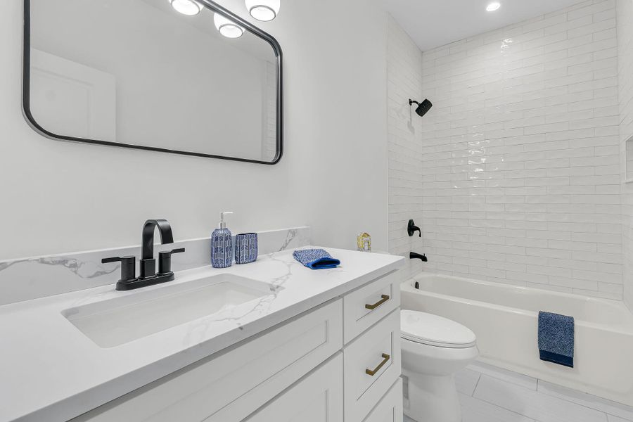 Furnished interior view inside a new home in , Hollywood (Image 10).