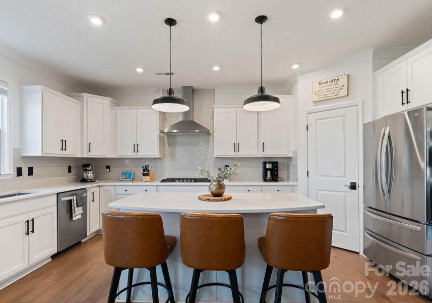 Furnished interior view inside a new home in , Charlotte (Image 31).