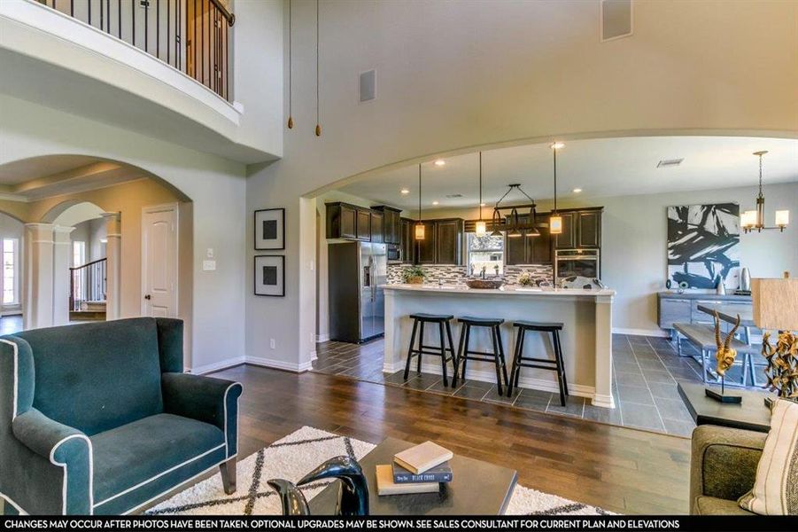 Furnished interior view inside a new home in Green Meadows, Celina (Image 7).