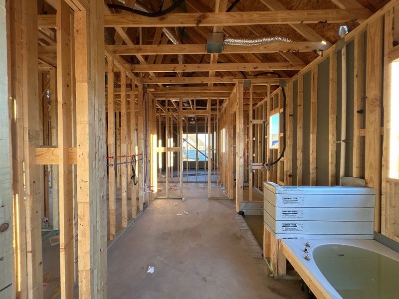 In-progress construction of a new home in Creekview Addition, Van Alstyne, TX (Image 9).
