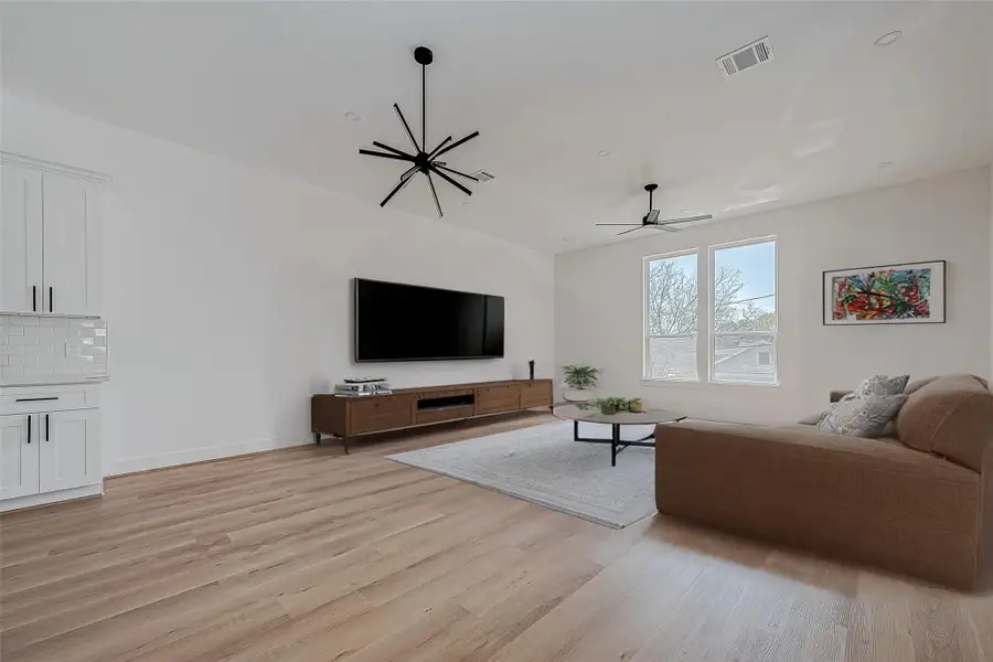 Virtually Staged Living Room - 2nd Floor