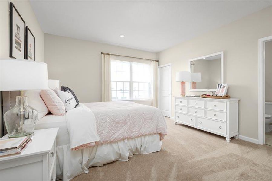 Representative furnished interior of a home built from the Oakton by Ryan Homes in Copperleaf, Ocala (Image 12).