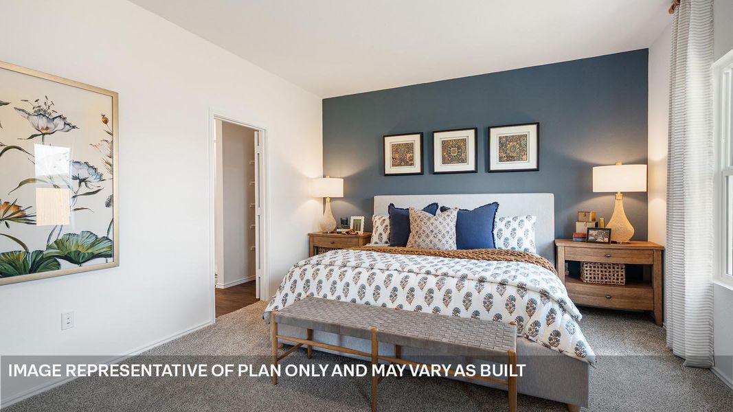 Furnished interior view inside a new home in Talavera, Kyle (Image 24).