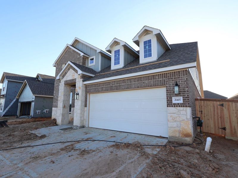 In-progress construction of a new home in Sorella, Tomball, TX (Image 19).