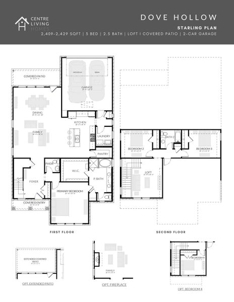 2D floor plan layout of this home in Dove Hollow, Waxahachie, TX (Image 5). 2D floor plan layout of this home in Dove Hollow, Waxahachie, TX (Image 5).