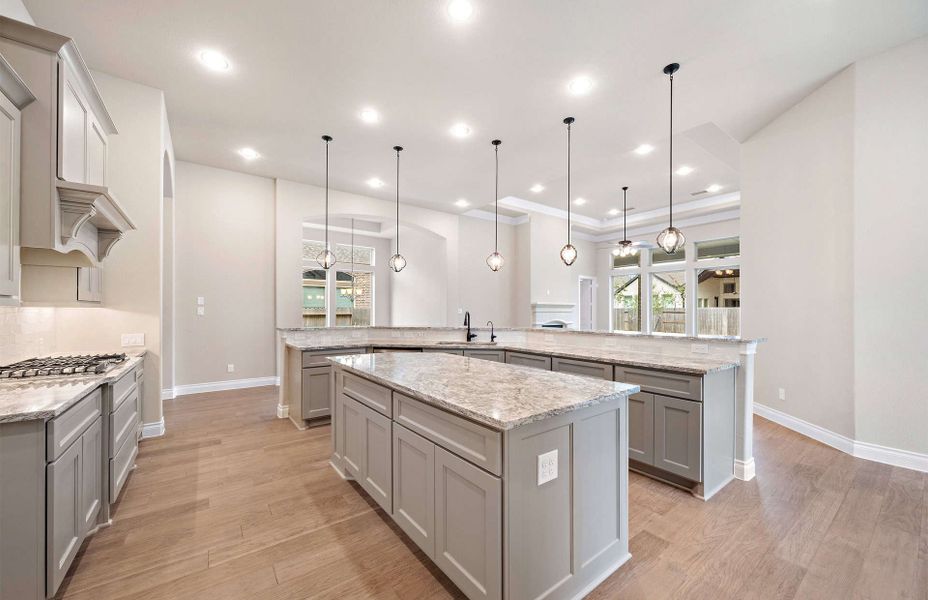 Representative furnished interior of a home built from the 3663AU by Ravenna Homes in Audubon 60′, Magnolia (Image 9).