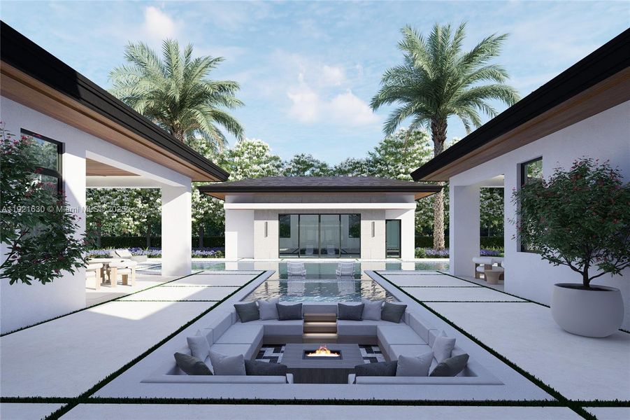 Exterior details and patio area of a home in , Pinecrest (Image 14).