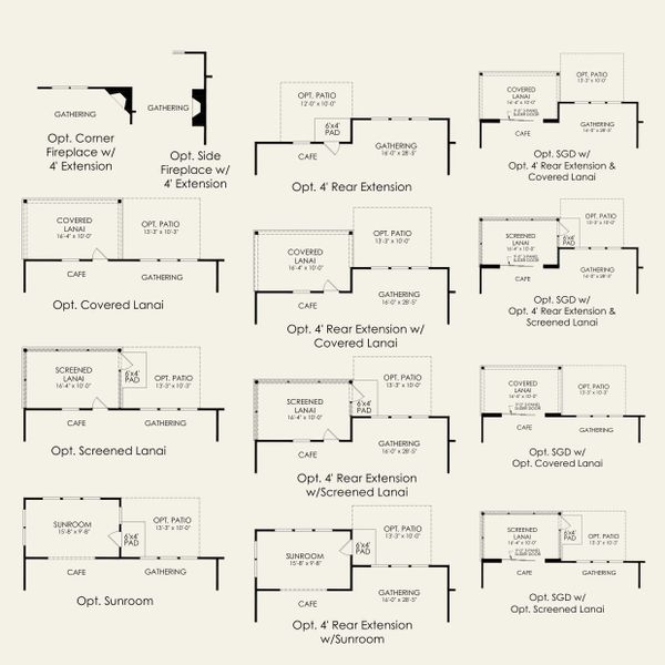 2D floor plan layout for the Amberwood by Pulte Homes in Forest Creek, Waxhaw, NC (Image 3). 2D floor plan layout for the Amberwood by Pulte Homes in Forest Creek, Waxhaw, NC (Image 3).