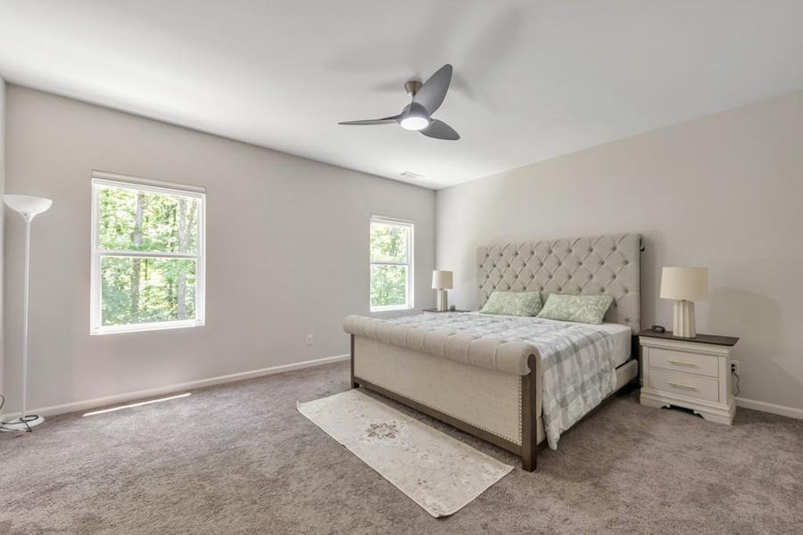 Furnished interior view inside a new home in , Holly Springs (Image 9). Furnished interior view inside a new home in , Holly Springs (Image 9).