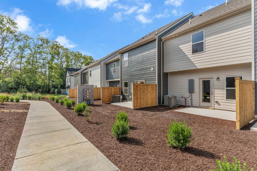 Front exterior of a new home in Oxford Station, Gallatin, TN, highlighting curb appeal (Image 20).