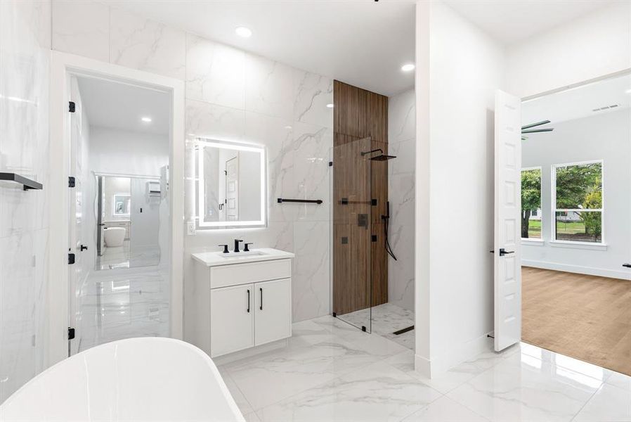 Furnished interior view inside a new home in , Forney (Image 9).