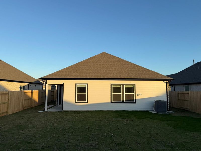 Exterior details and patio area of a home in , Iowa Colony (Image 3). Exterior details and patio area of a home in , Iowa Colony (Image 3).