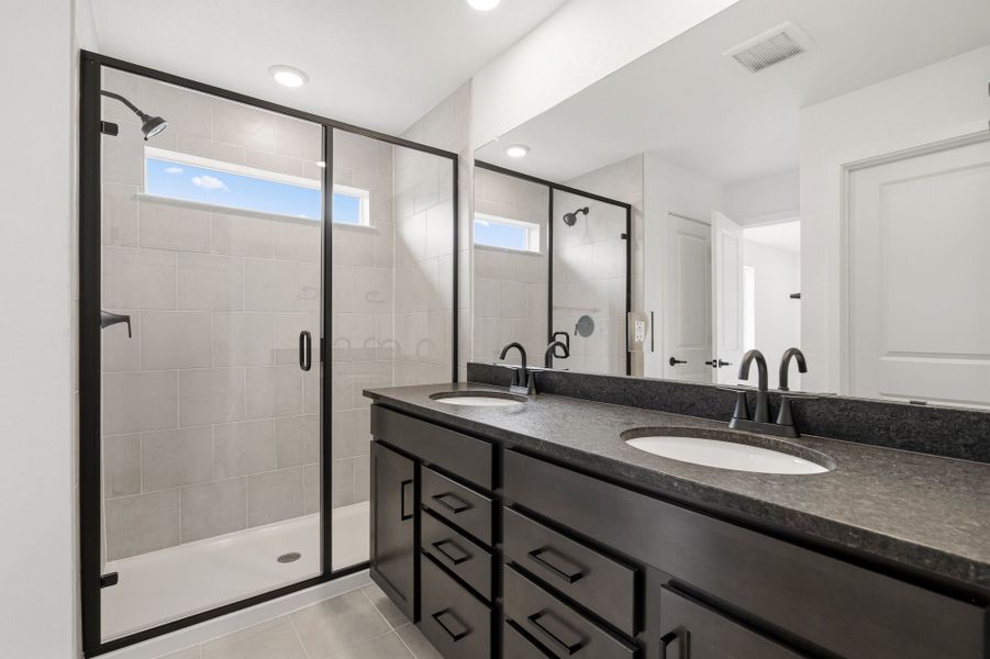 Furnished interior view inside a new home in Harvest Crossing, Aurora (Image 6).