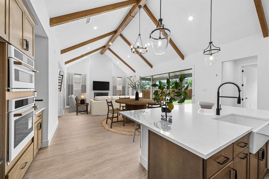 Furnished interior view inside a new home in Sterling Greene, Arlington (Image 17). Furnished interior view inside a new home in Sterling Greene, Arlington (Image 17).