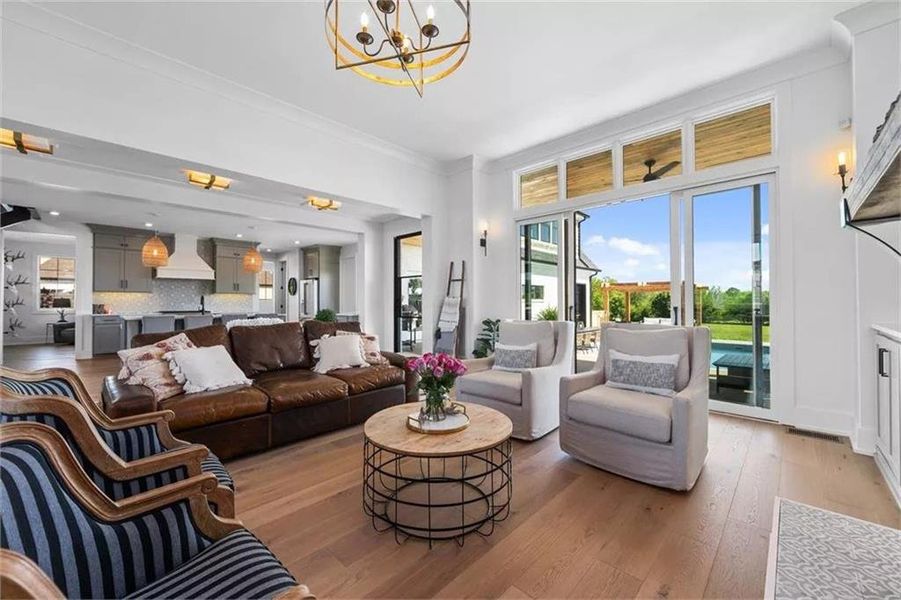 Furnished interior view inside a new home in , Fayetteville (Image 8). Furnished interior view inside a new home in , Fayetteville (Image 8).