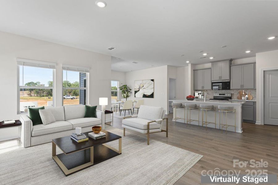 Great Room Virtually Staged Photo Great Room Virtually Staged Photo