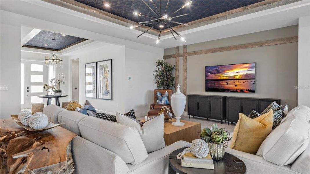 Furnished interior view inside a new home in Cresswind at Lake Harris, Tavares (Image 12).